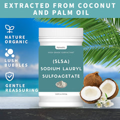 Hznxolrc SLSA powder bag ready for eco-certified organic bath product creation.