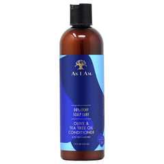 I AM Dry & Itchy Scalp Conditioner bottle highlights detangling and moisture for silky hair.