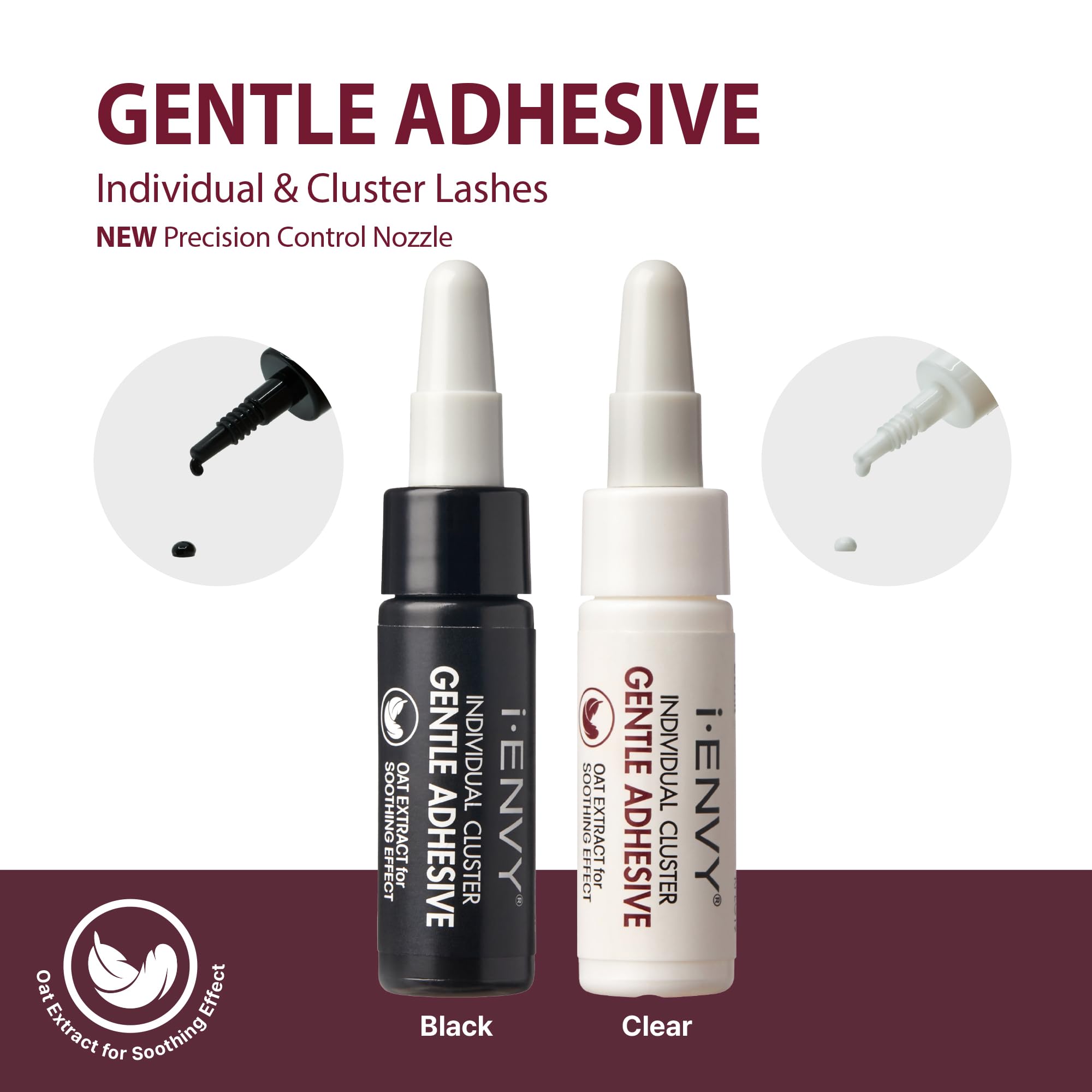 i•ENVY 30D cluster lashes step-by-step guidance for easy use.