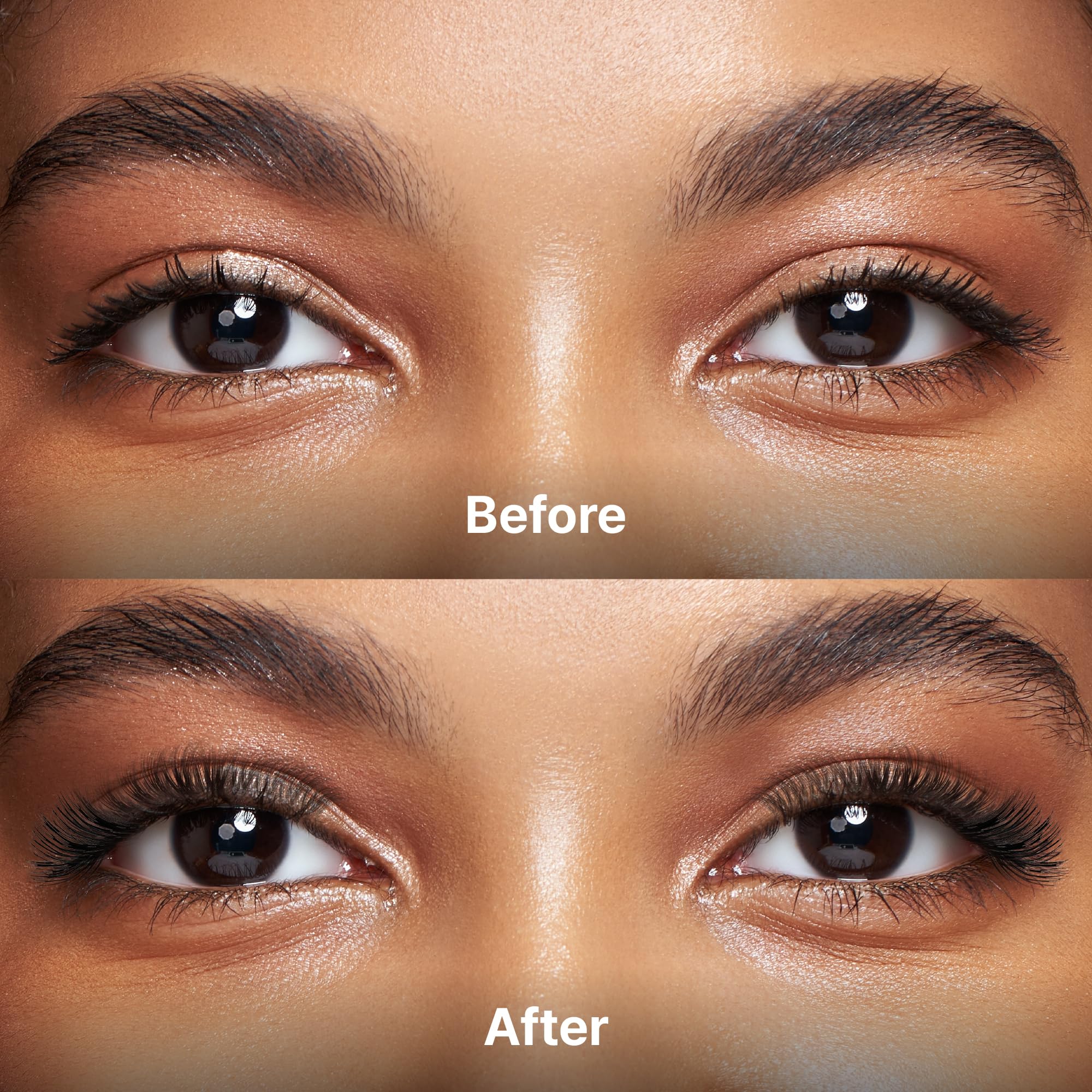 i•ENVY 30D cluster lashes with J curl look and natural curl.