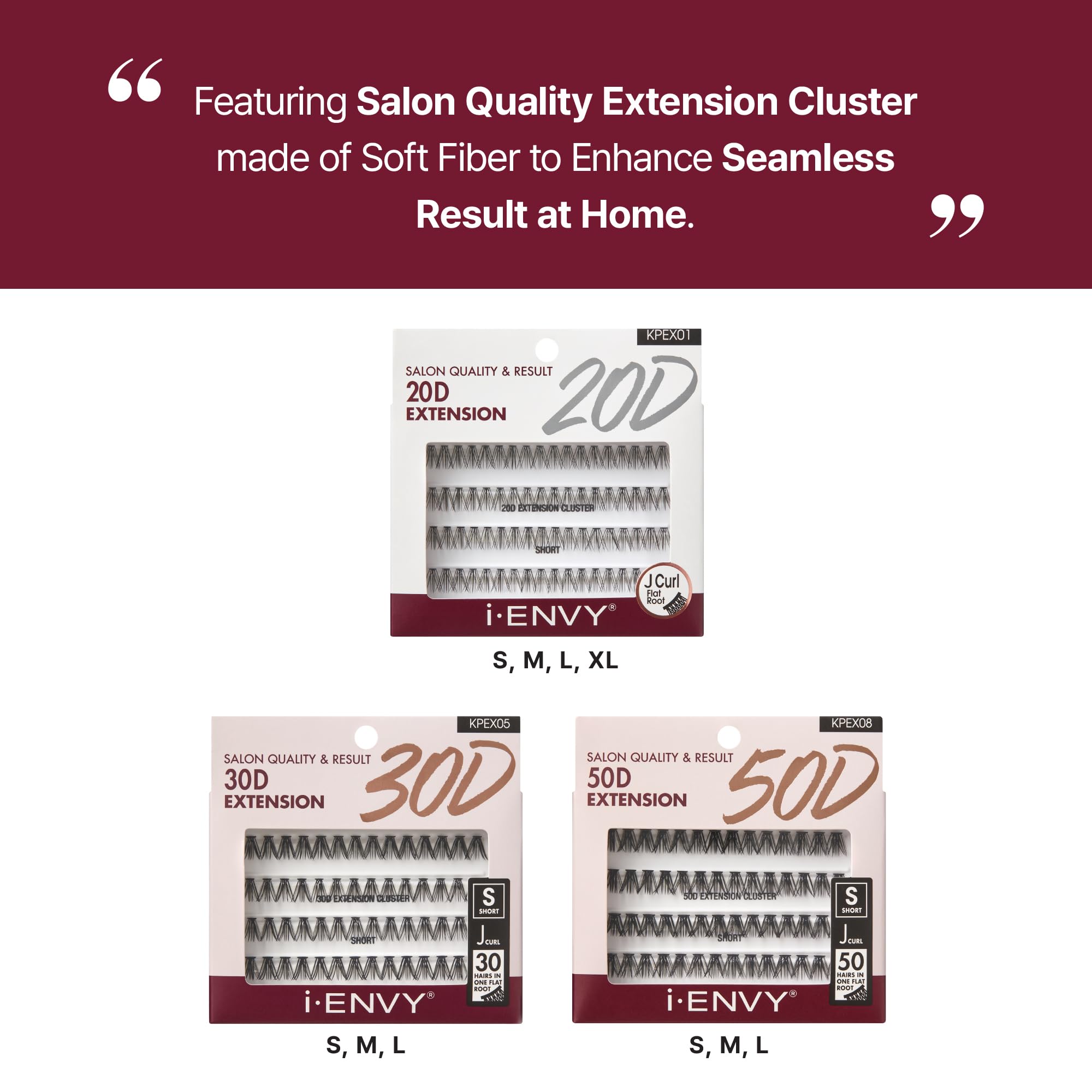 i•ENVY 30D lashes provide long-lasting wear throughout the day.