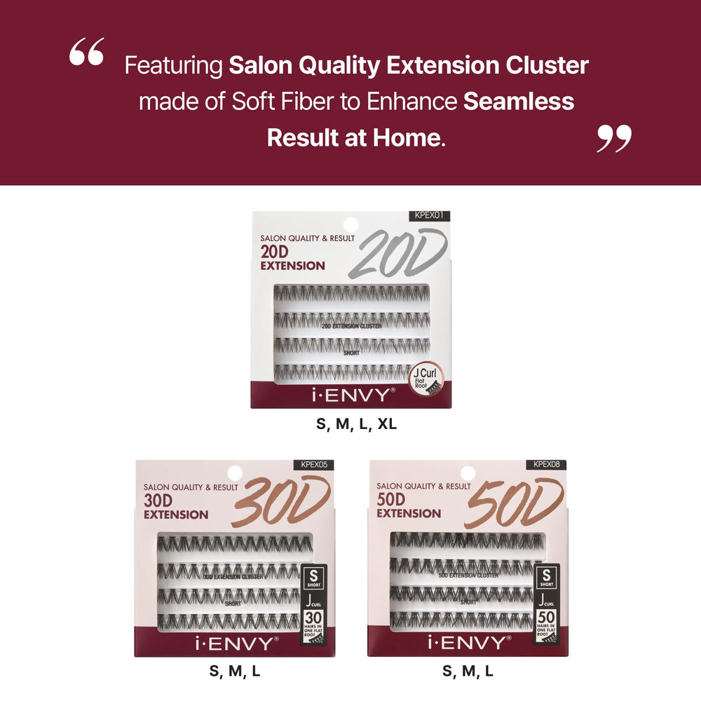 i•ENVY 30D lashes provide long-lasting wear throughout the day.