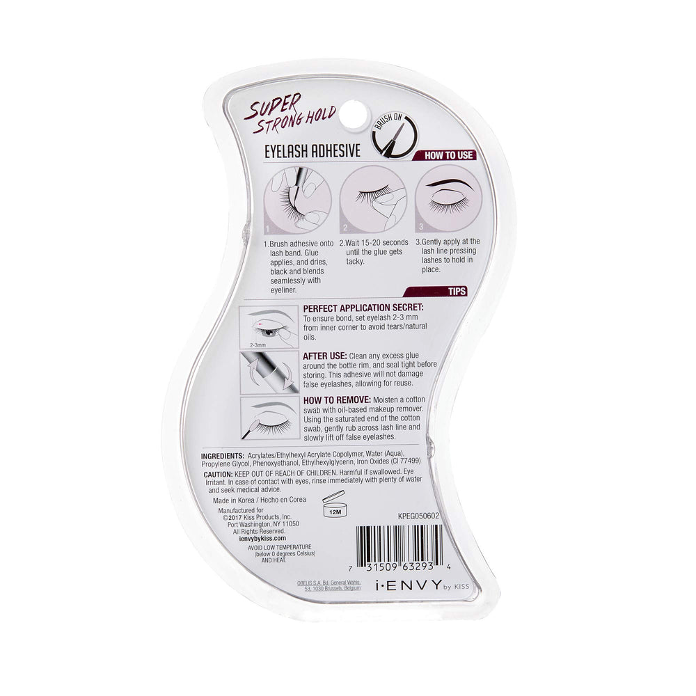i-ENVY fast-drying formula supports quick, efficient lash application.
