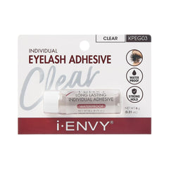 i-ENVY lash adhesive bottle with clear formula for seamless hold