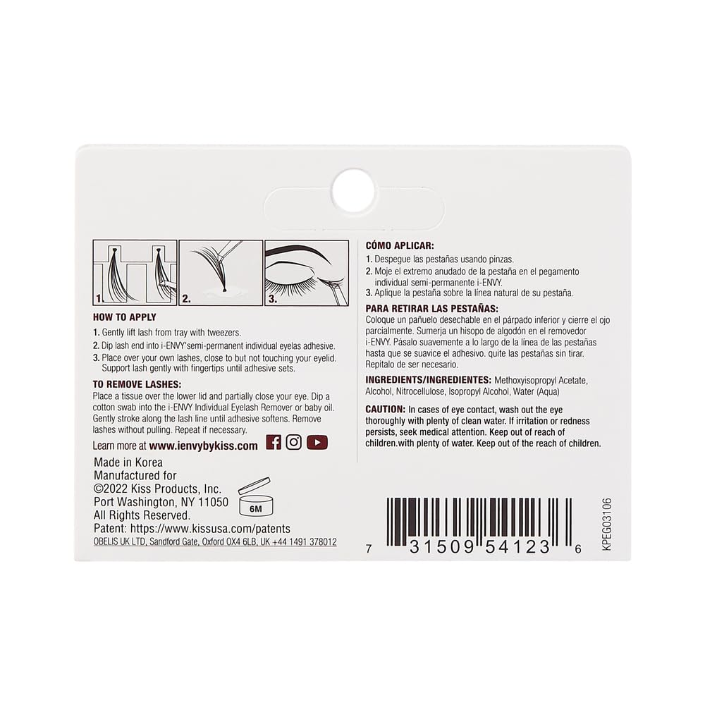 i-ENVY waterproof lash glue ready for swimming or workouts