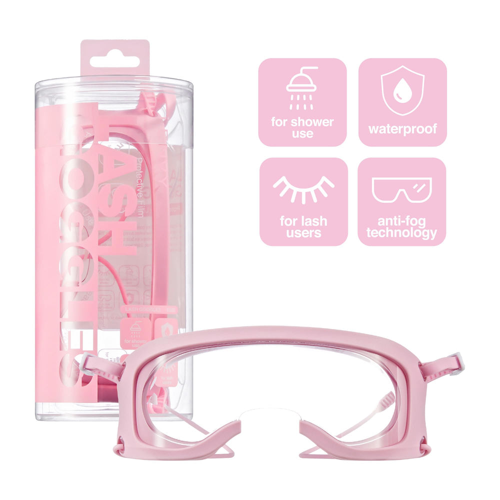 i•ENVY Lash Guard adjustable-ear-straps ensures secure fit during hair washing