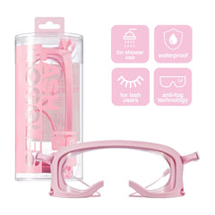 i•ENVY Lash Guard adjustable-ear-straps ensures secure fit during hair washing