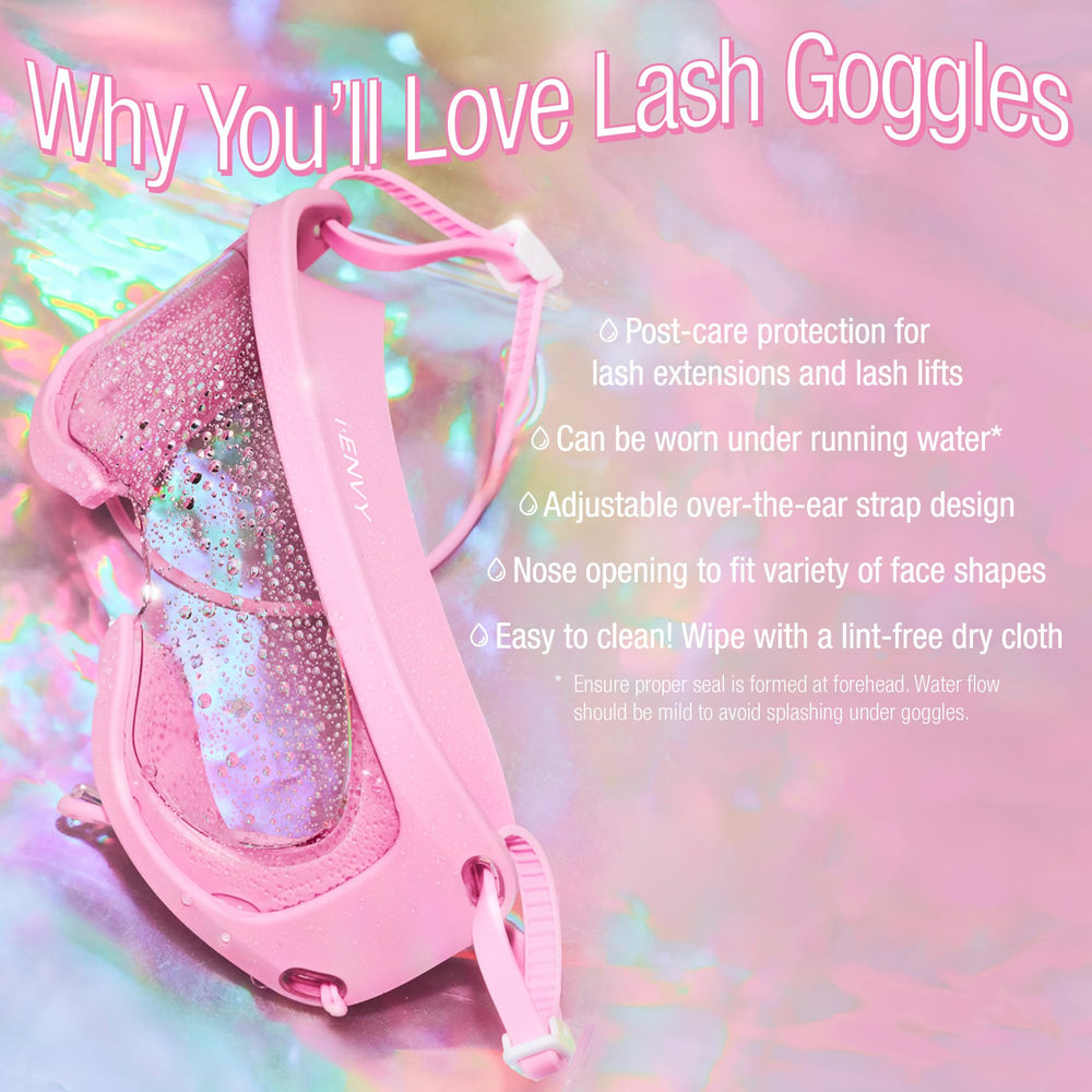 i•ENVY Lash Guard anti-fog technology keeps visibility clear in wet environments
