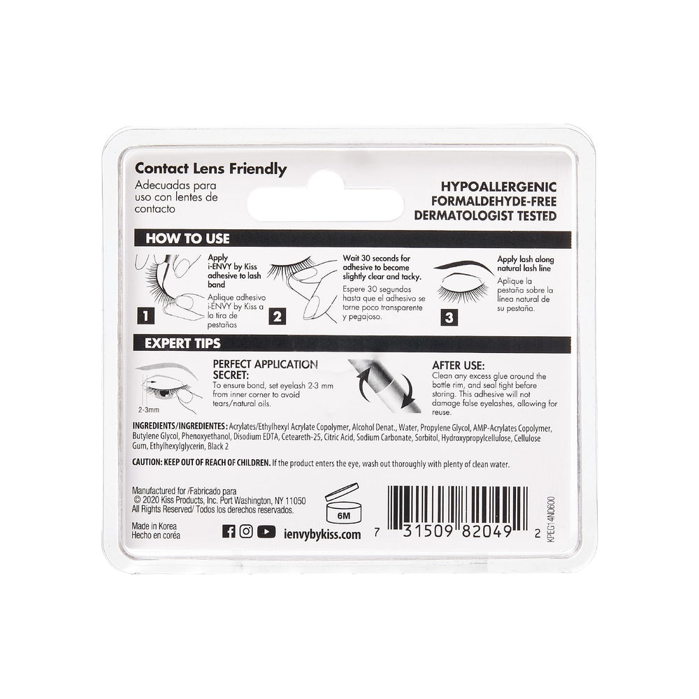 i-ENVY lash glue precision applicator enables easy, mess-free lash setup.