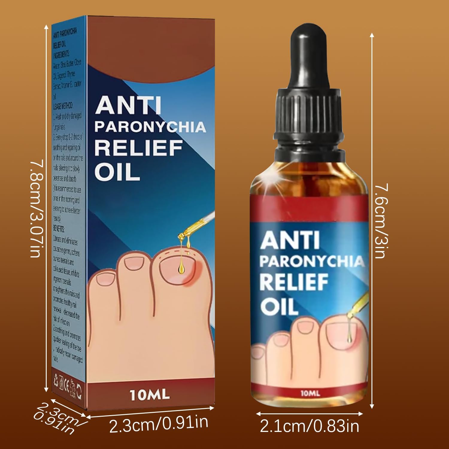 Iaolose paronychia nail care 10ml bottle kept in cool storage for freshness.