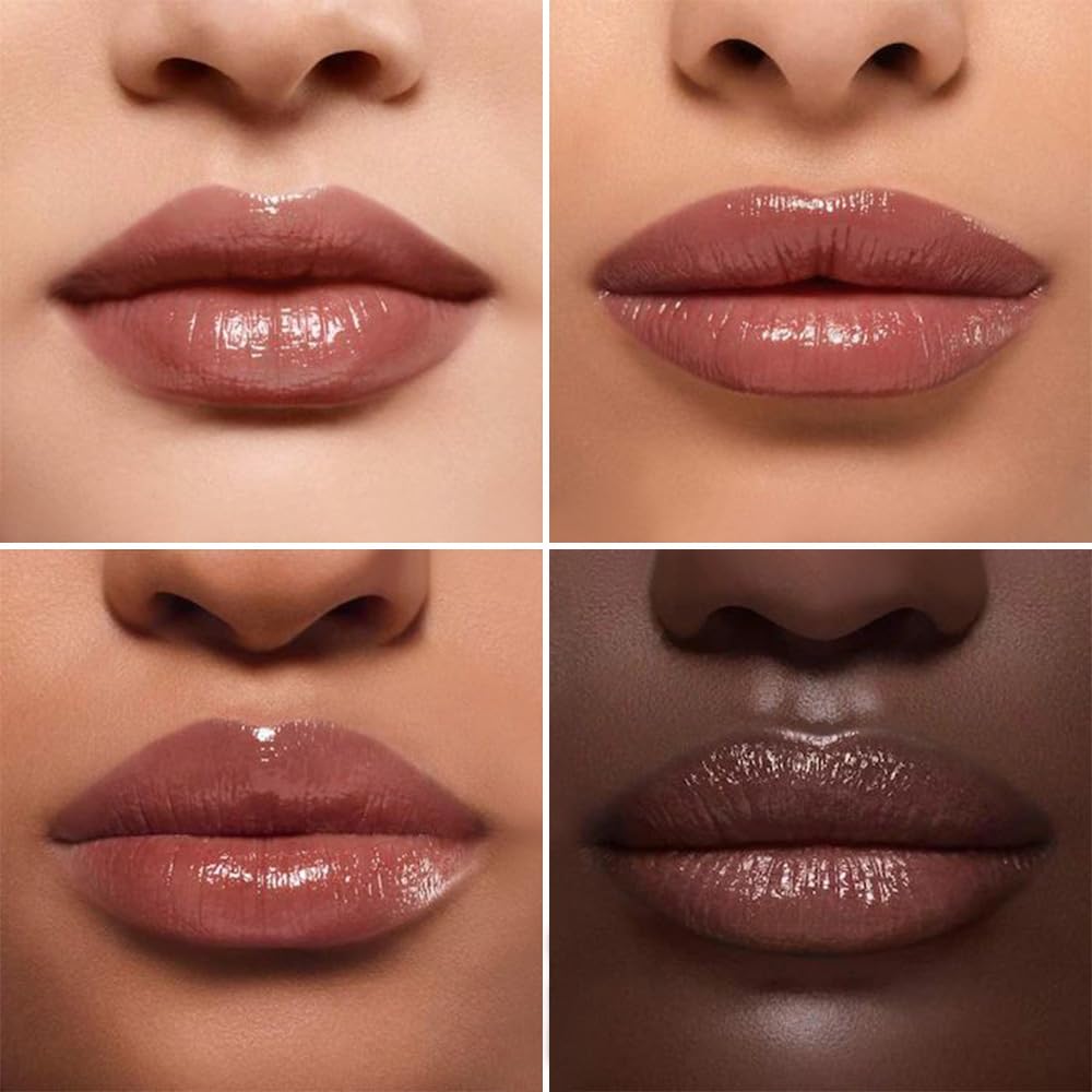 IATMOMOD pink-cherry-nude-tinted-honey lip balm soft-swatch conveys subtle color payoff.