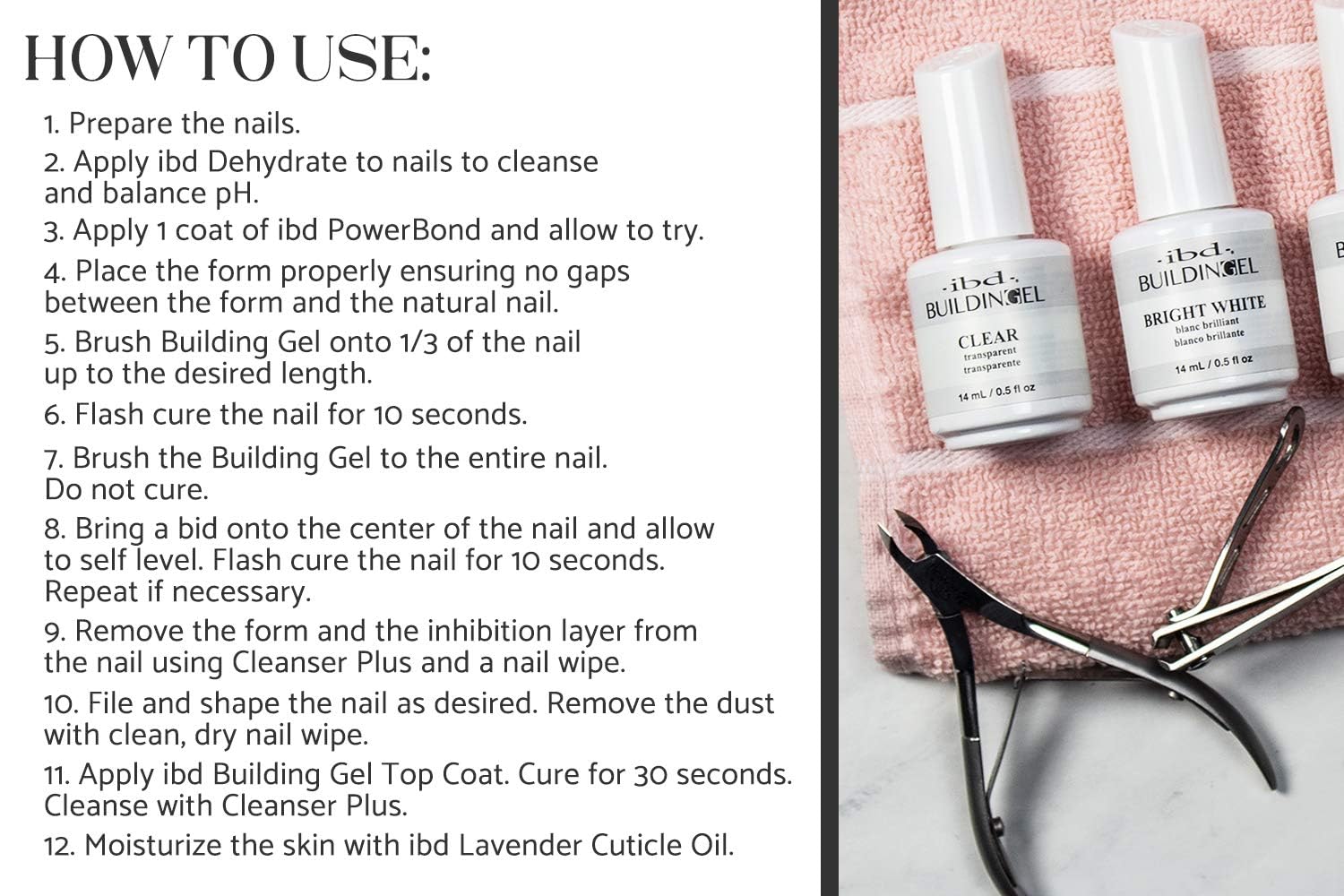 IBD Builder Gel Bright White is cruelty-free and made in the US