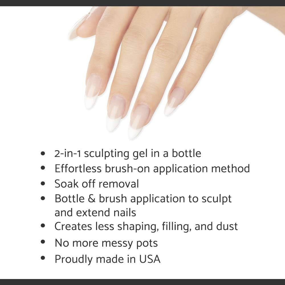 IBD Builder Gel Bright White cures in LED or UV light for faster durability