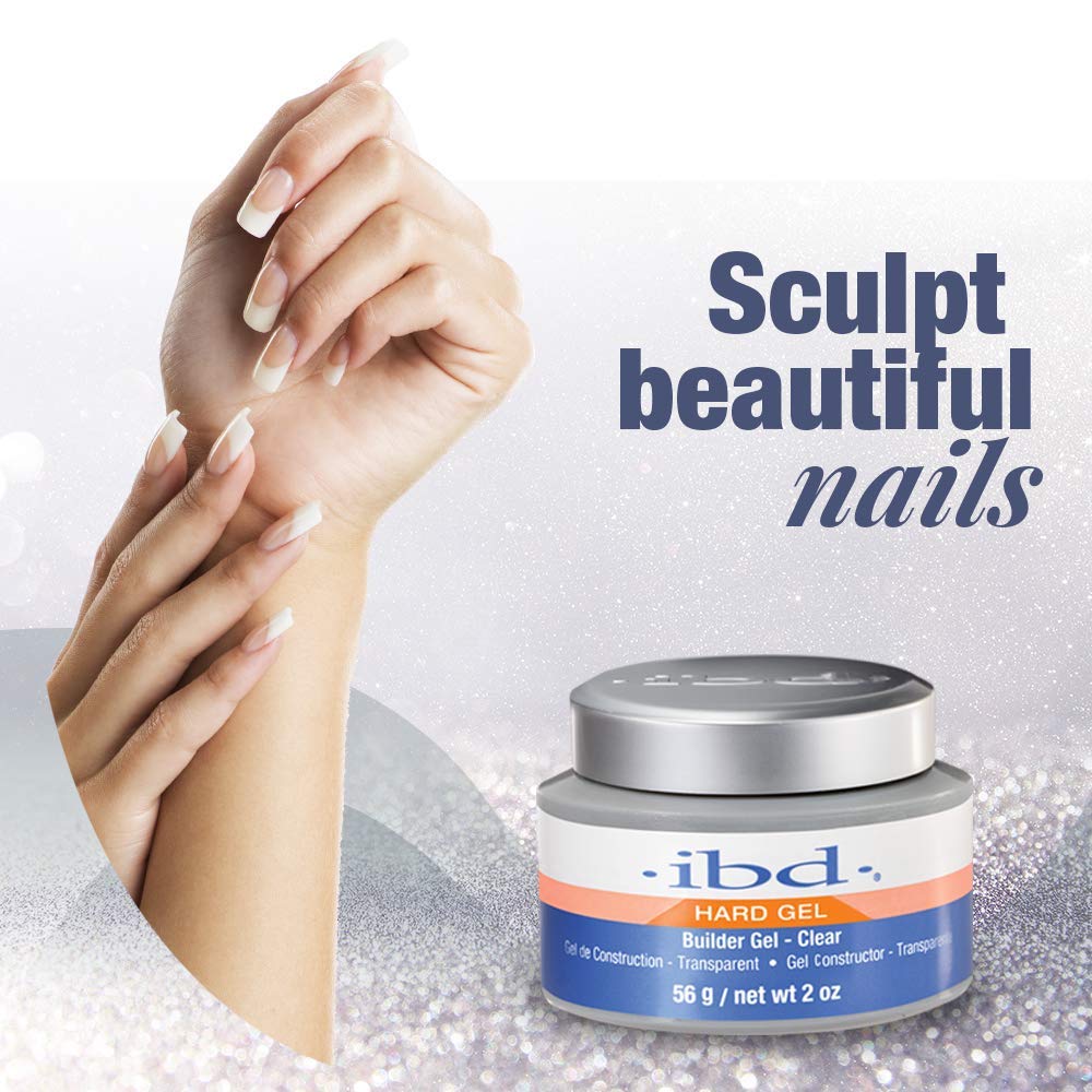 IBD Hard Gel supports professional use with versatile overlays, extensions, and sculpting.