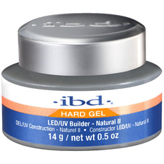 IBD LED/UV Gels Natural II 0.5 oz bottle closeup for precise color application