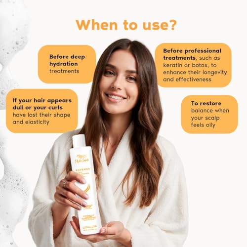 I Belli Capelli Ravenna clarifying foam demonstrates rich lather for cleansing