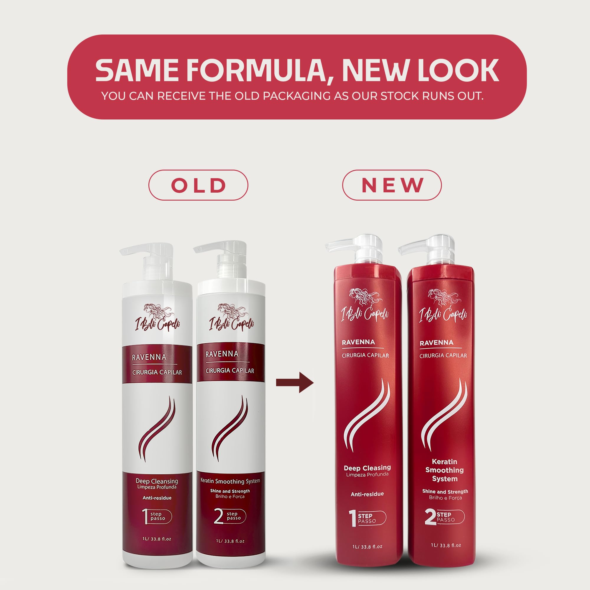 I Belli Capelli Ravenna salon-treatment closeup showing glossy, frizz-free potential.