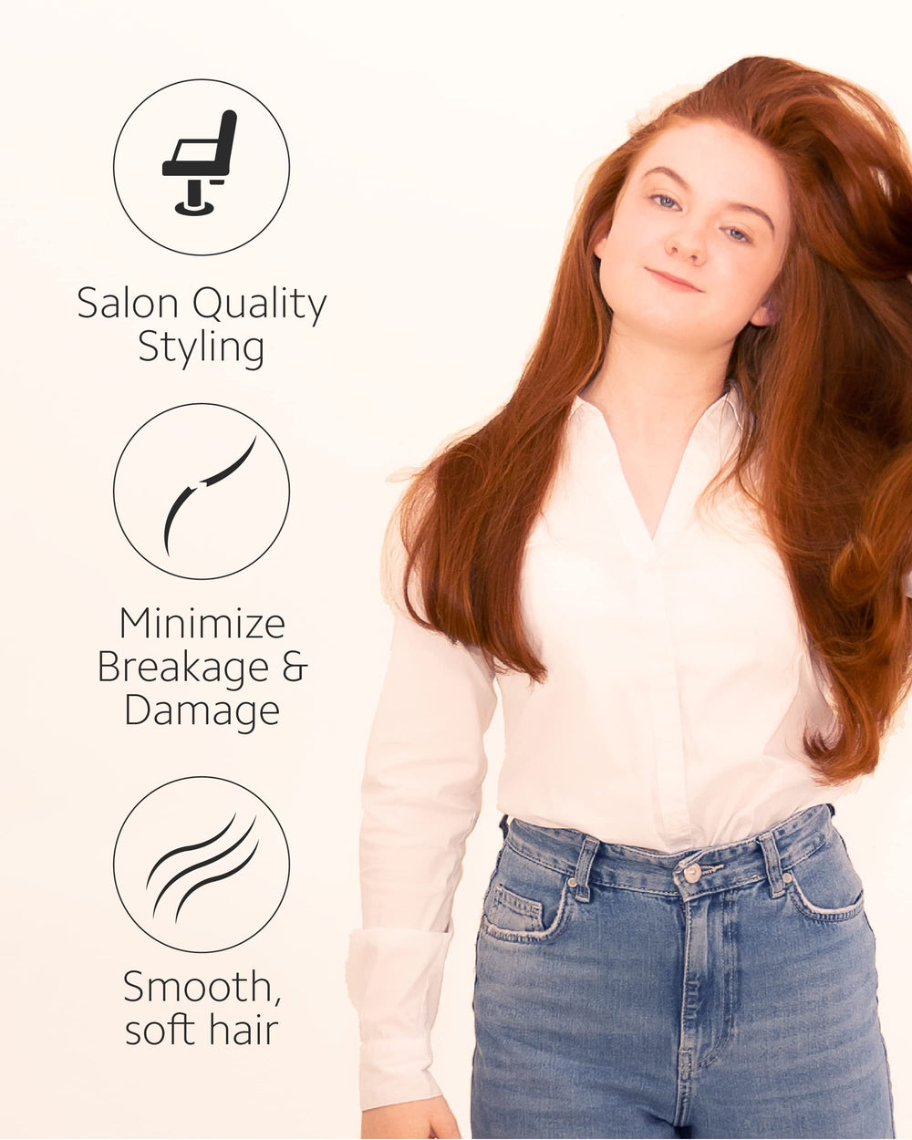 Ibiza Hair demo of beachy waves transforming medium-length to longer styles