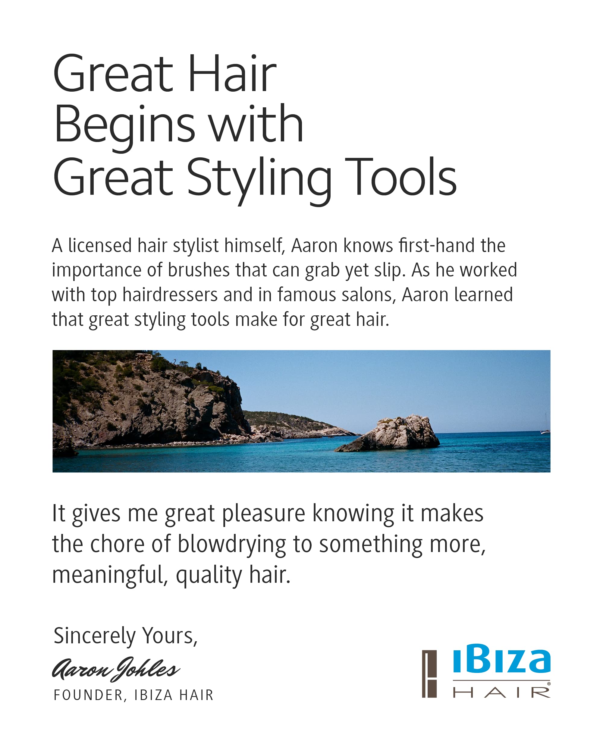 Ibiza Hair EX3-55mm glossy finish reveals enhanced texture and subtle shine