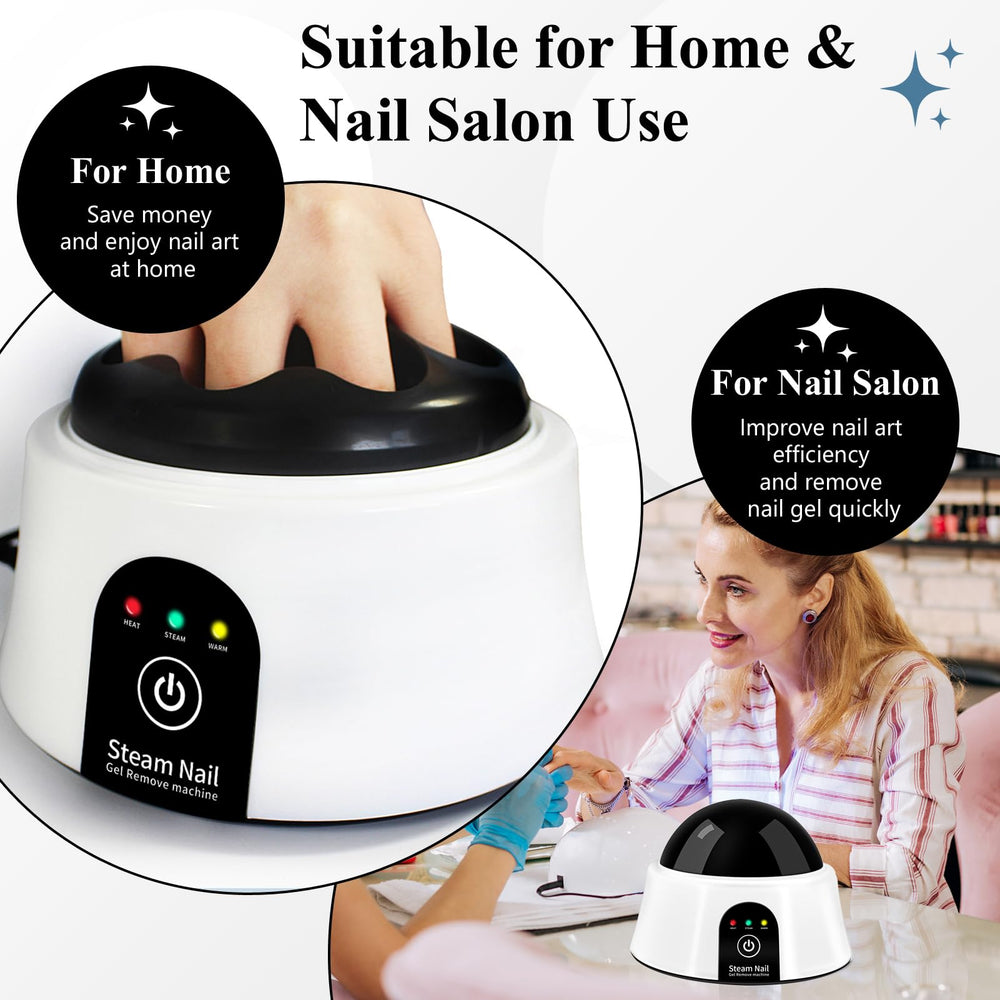 I·B·N G soaking bowl finger covers reduce odor exposure during removal.