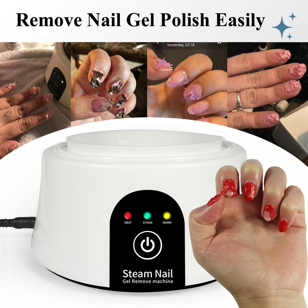 I·B·N G electric soaking bowl with visible steam shows fast gel softening.