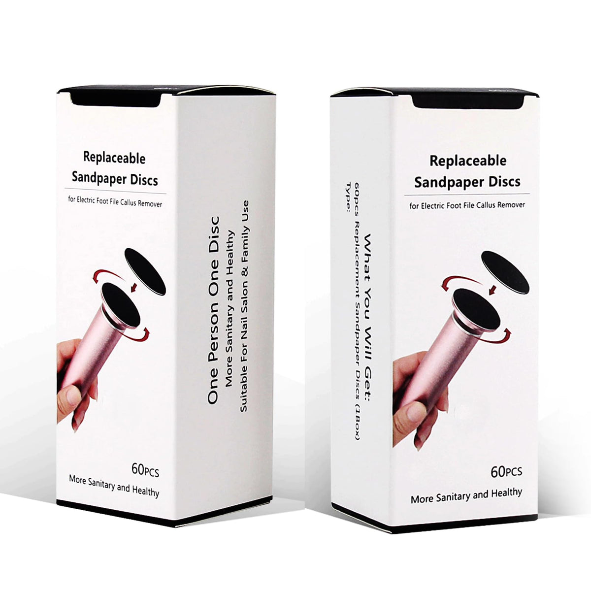 I·B·N G foot file disc rough 80 grit for removing rough skin