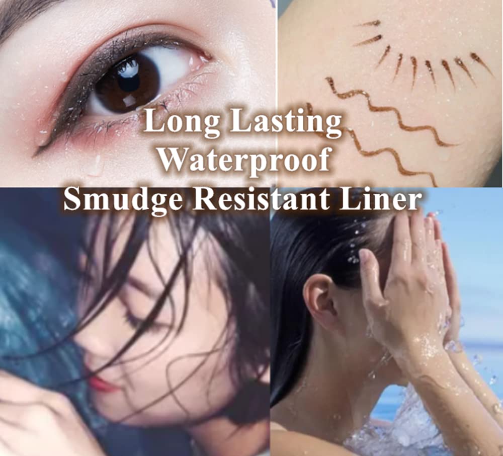 ICATHUNY Liquid Eyeliner easy removal with standard makeup remover.