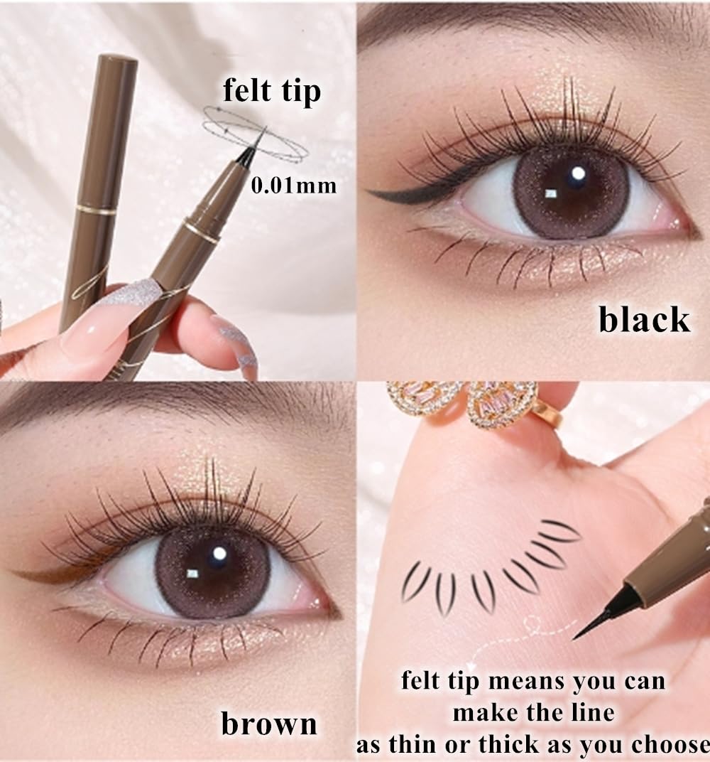 ICATHUNY Liquid Eyeliner everyday-use friendly for versatile looks.
