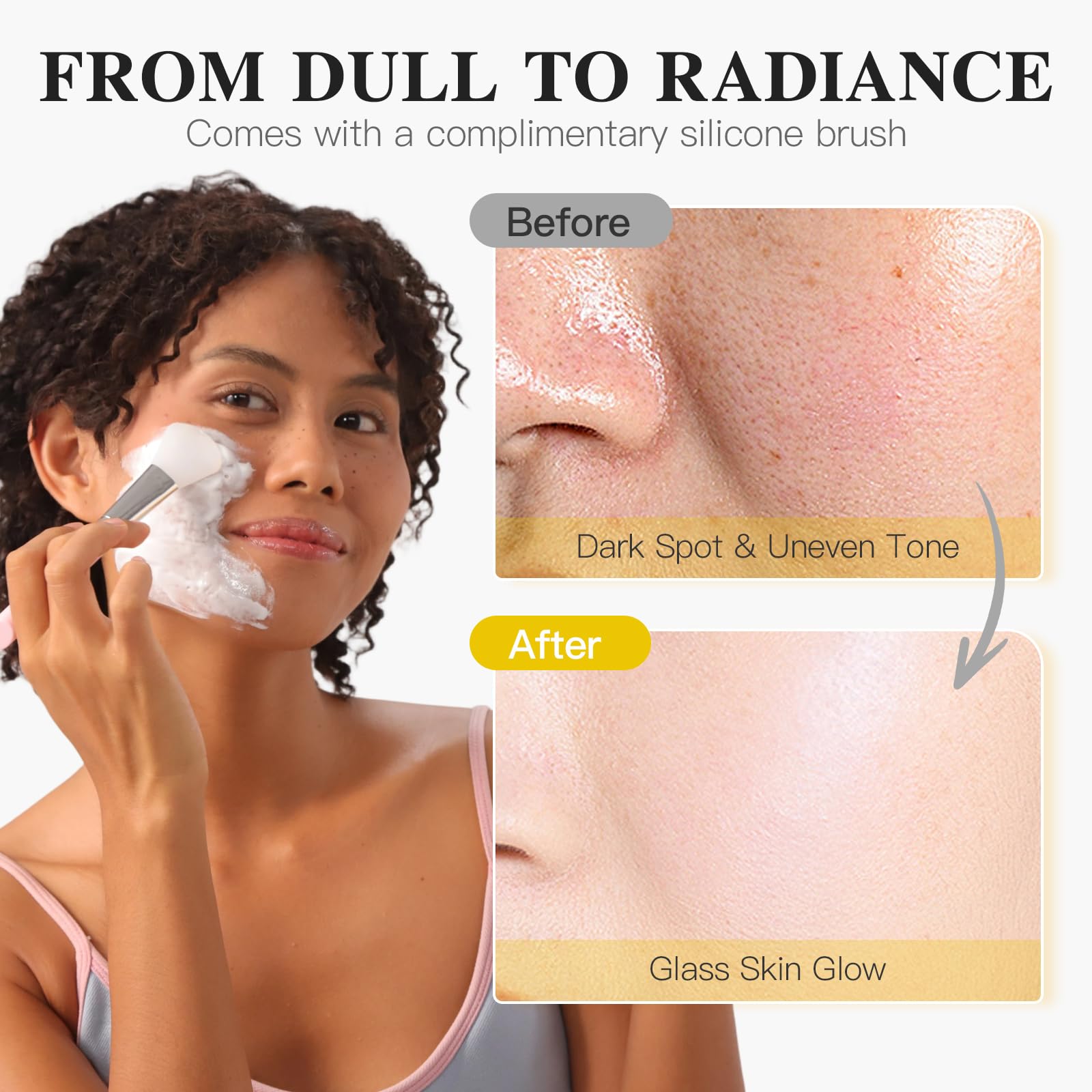 ICIKOL jelly brush included assists clean, mess-free application.