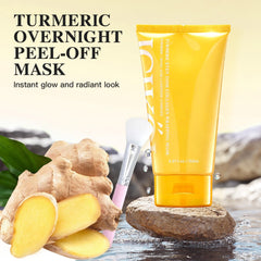 ICIKOL kojic-acid peel-off action closeup demonstrates cleansing and complexion clarity.