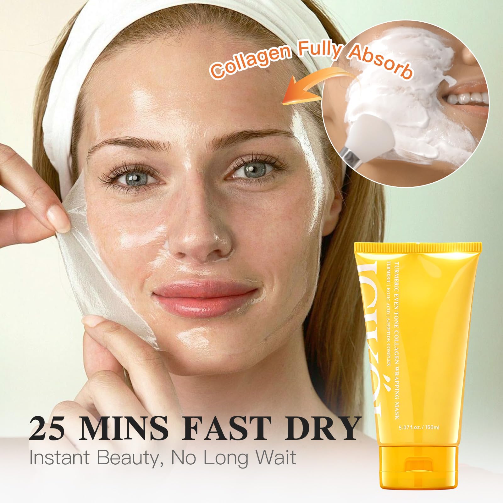 ICIKOL vitamin-C brightening swatch suggests even tone and radiance.