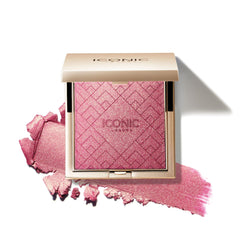 Iconic London Kissed by the Sun compact open with sun-kissed glow for on-the-go