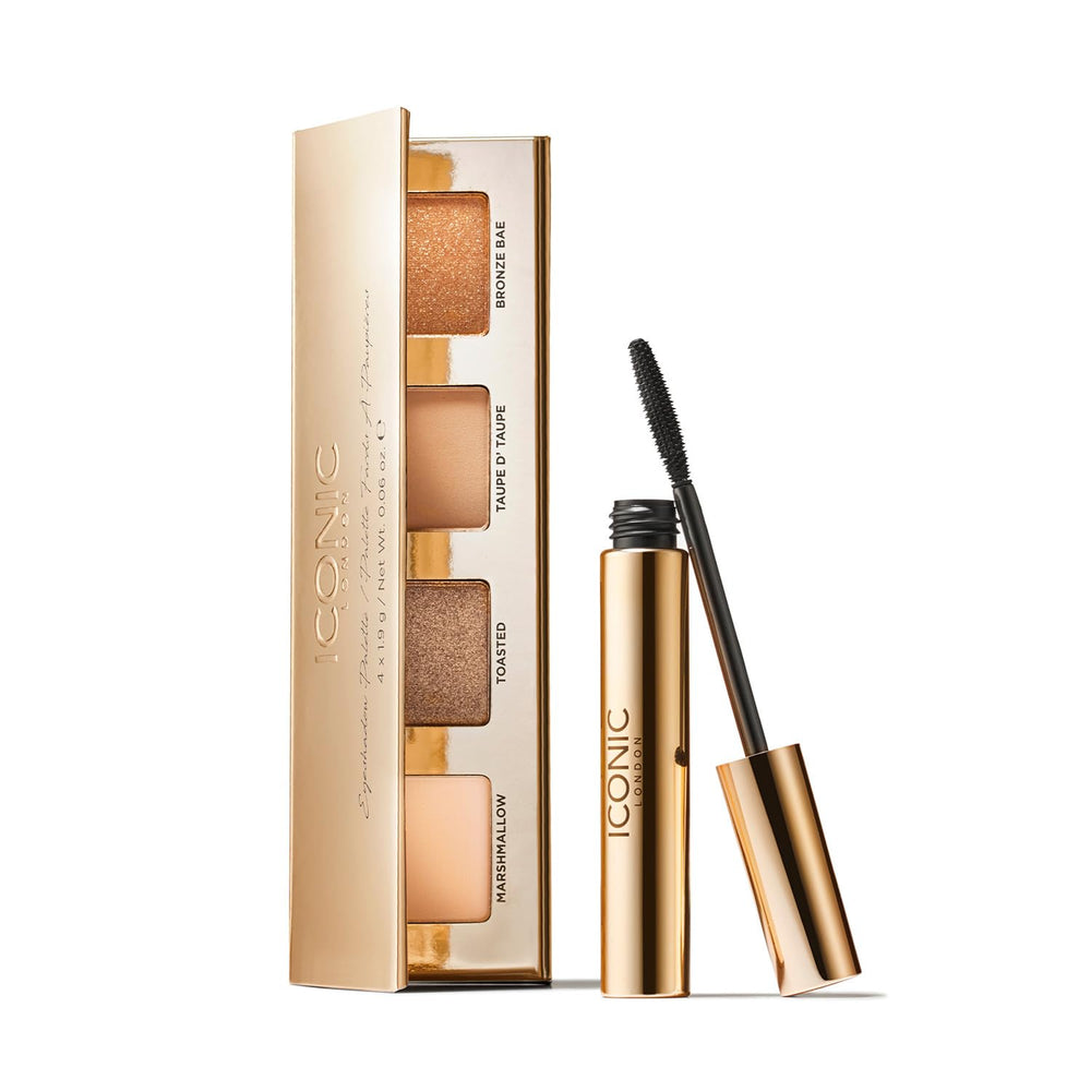 ICONIC LONDON palette-swatches-rich-pigment show rich pigment payoff for smoky looks