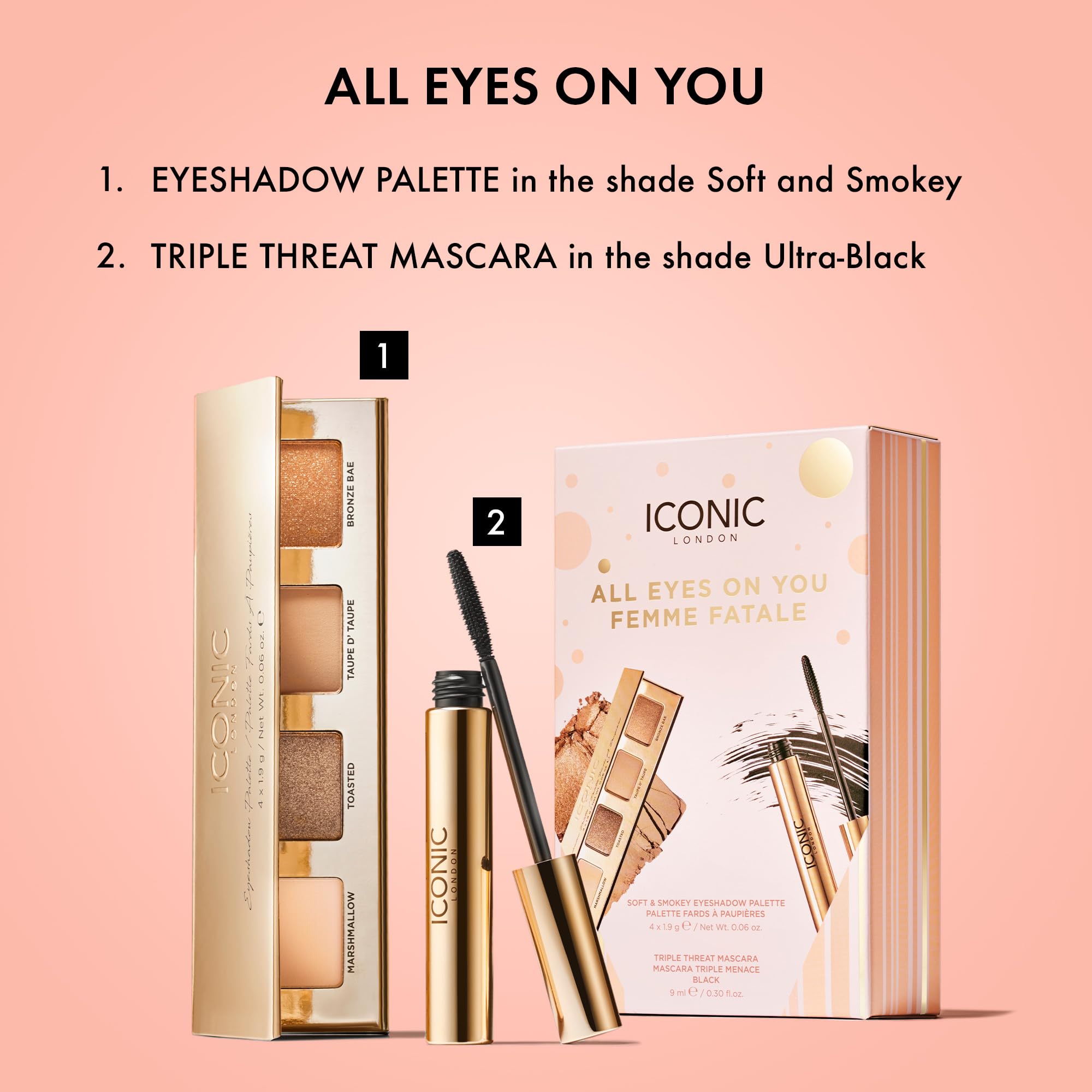 ICONIC LONDON soft-and-smokey-eyeshadow-palette-compact with velvety shades for easy blending