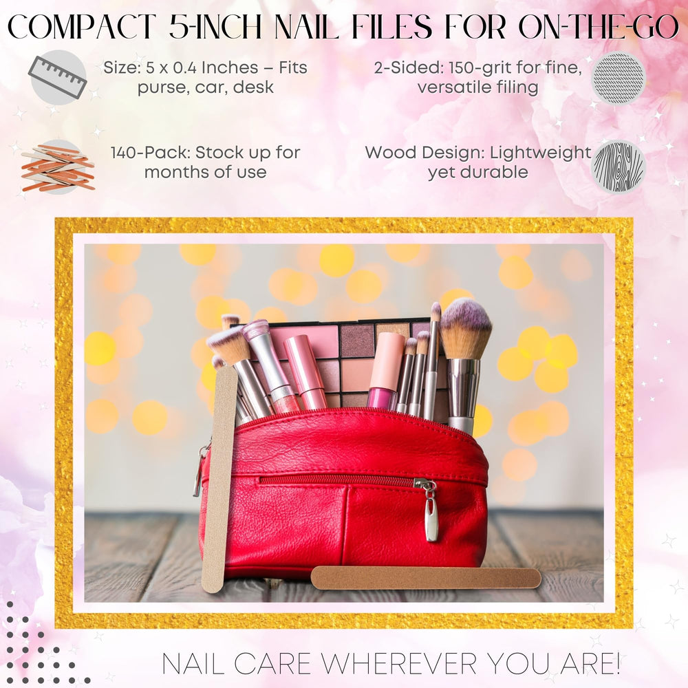 Iconikal nail files ready in a purse or car for quick fixes and travel.