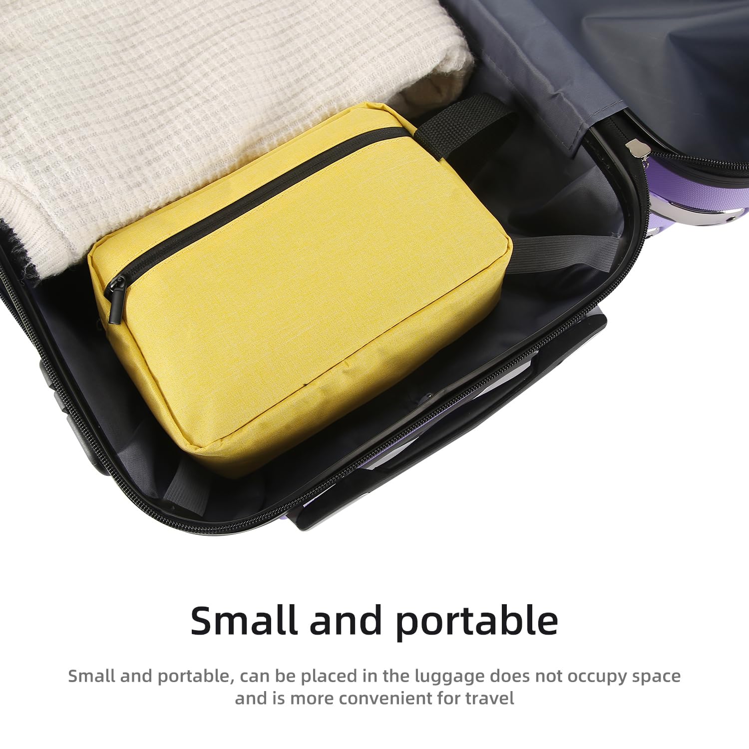 Icramsy makeup bag style suitable for holidays and family trips.