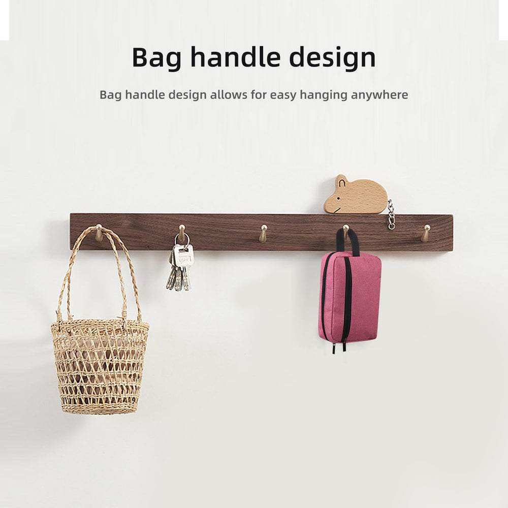 Icramsy Travel Toiletry Bag Rosy color adds a stylish travel option