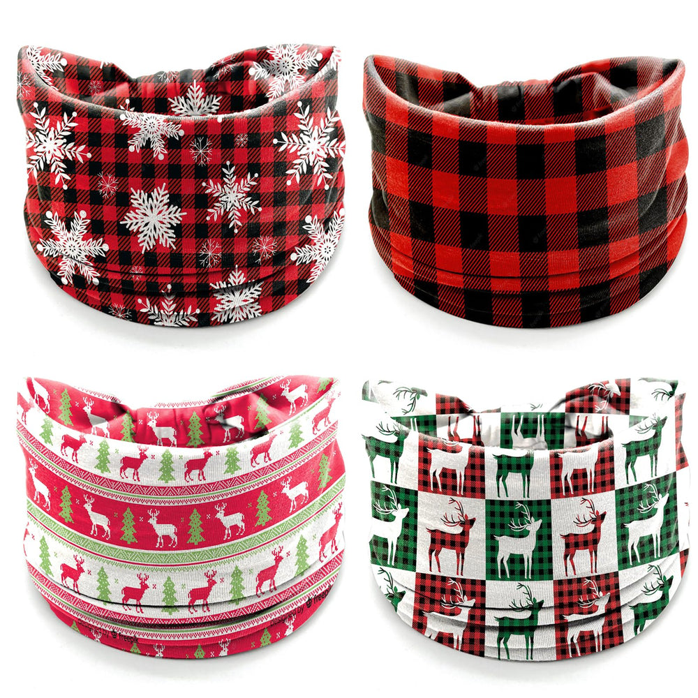 IDDFEVE Christmas trees motif headband stays comfortable during celebrations
