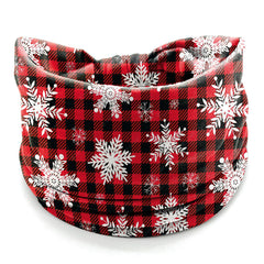 IDDFEVE plaid Christmas headband brings classic holiday chic and comfort