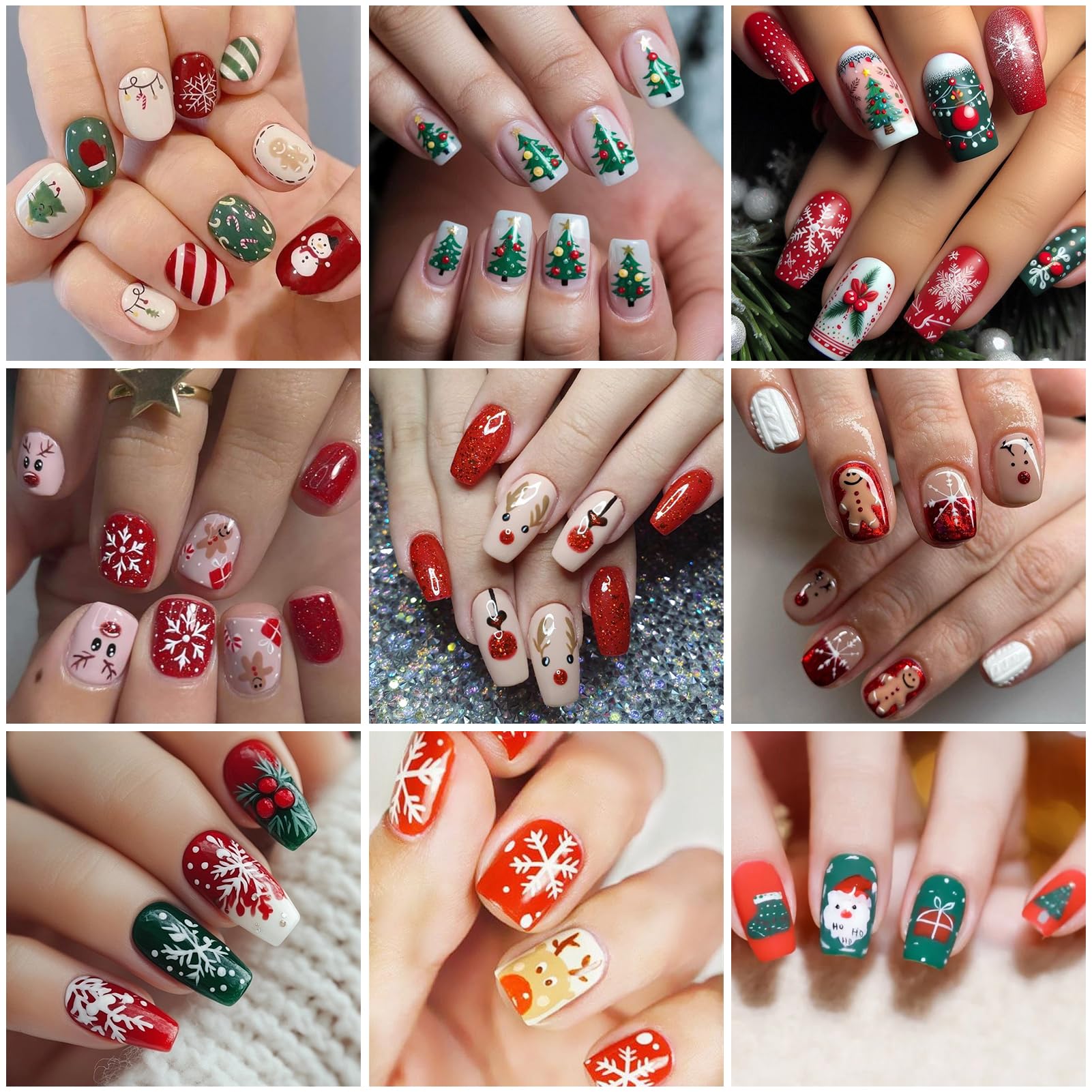 IDDFEVE Gingerbread-man design nail sticker for playful sweet-themed nails and joyful gatherings.