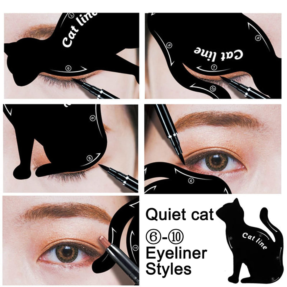 IDDFEVE dos moldes gato para estilos variados y creativos.