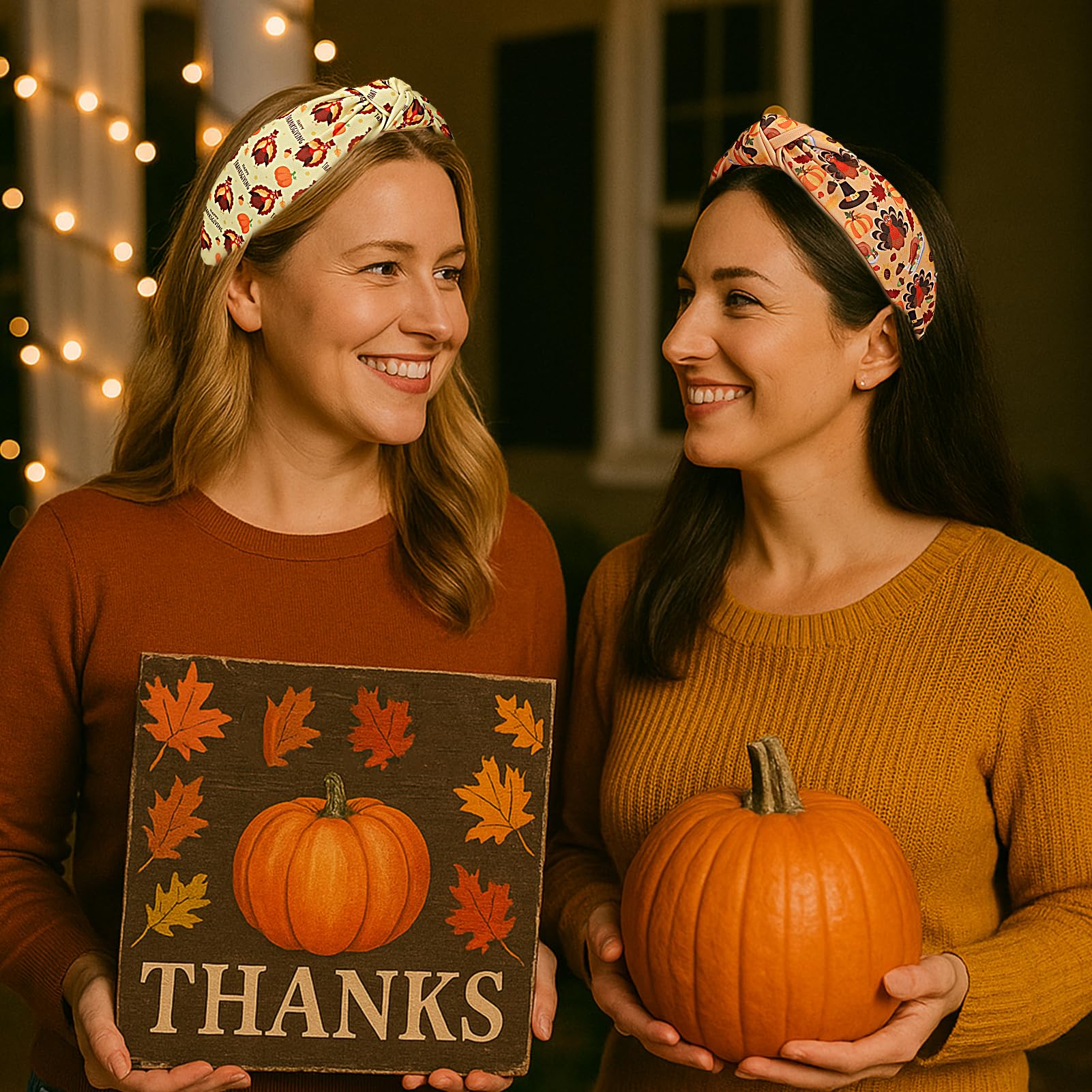 IDDFEVE headband fall colors flatlay demonstrates versatile styling options.