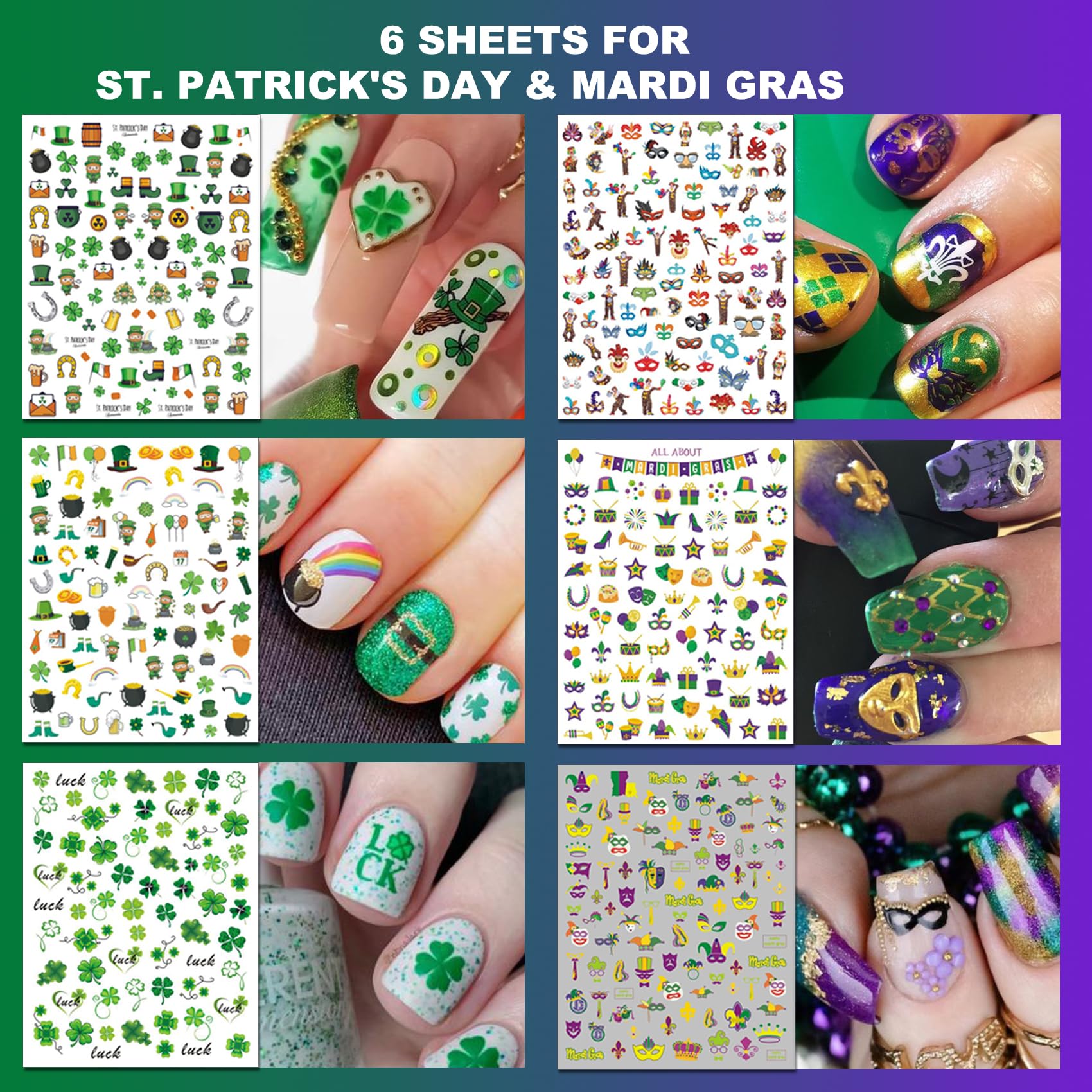IDDFEVE glossy finish nail stickers shown on nails with salon quality shine