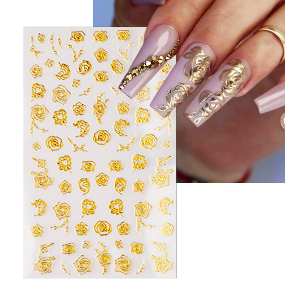 IDDFEVE self-adhesive nail decals for easy at-home manicure.