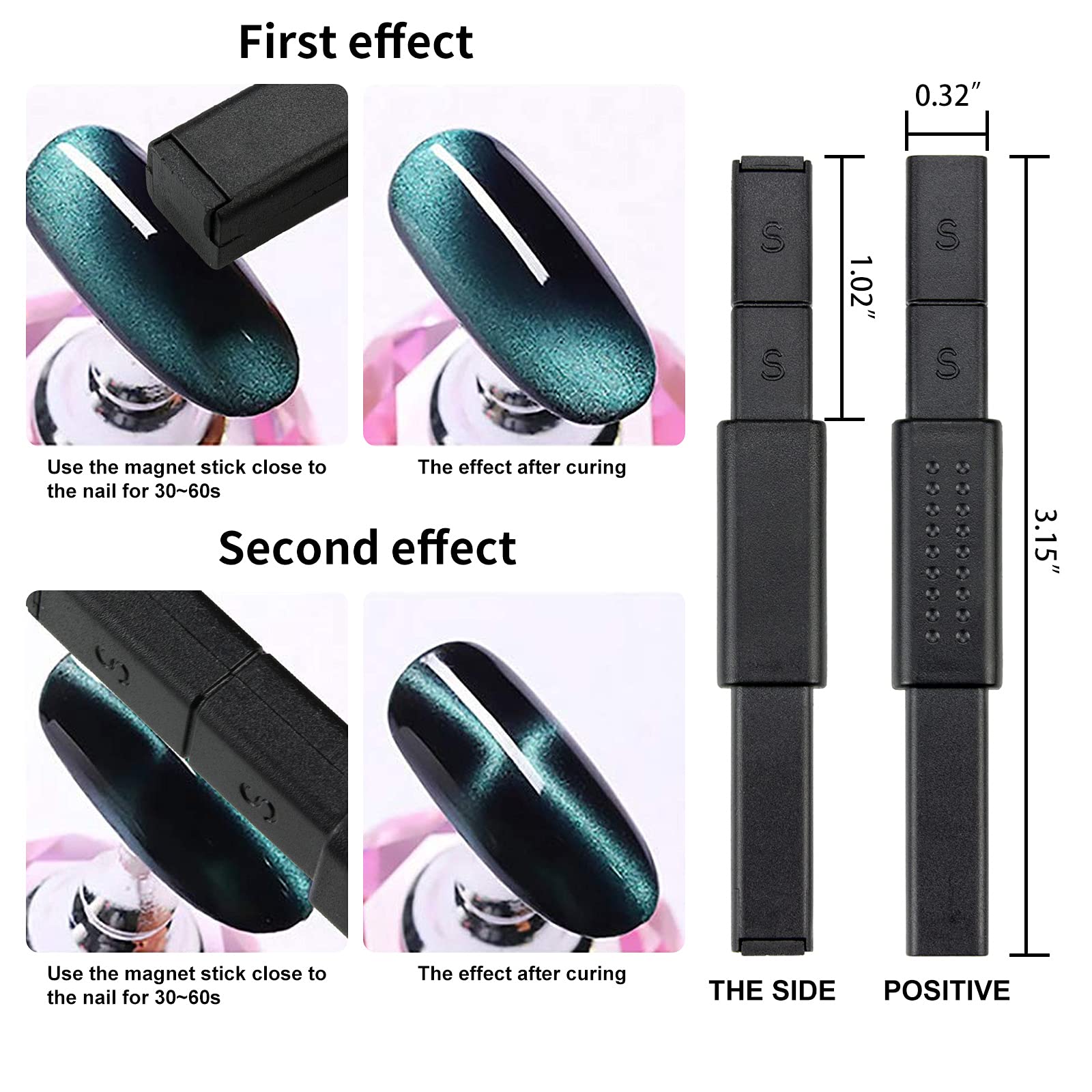 Ideal Swan nail magnet point pen creates precise dots and textures for stylish designs