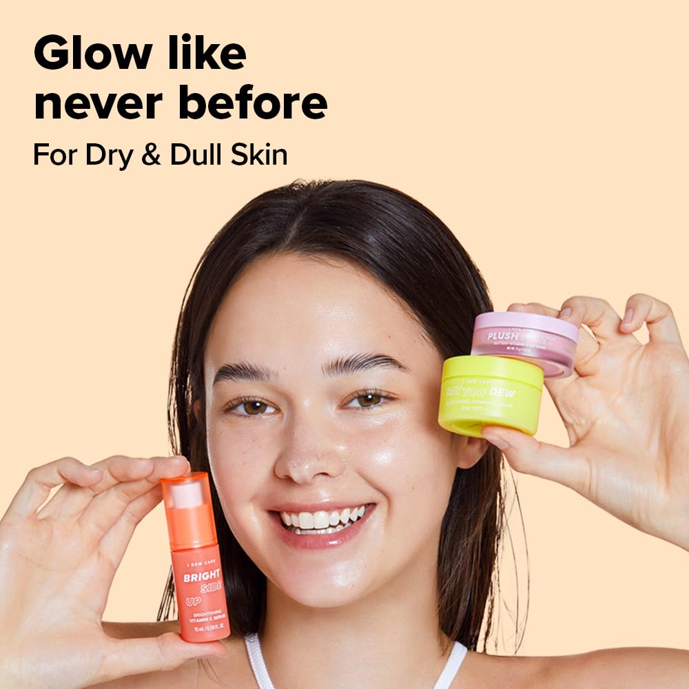 I DEW CARE Say You Dew moisturizer jar illustrating hydrated, even-toned skin.