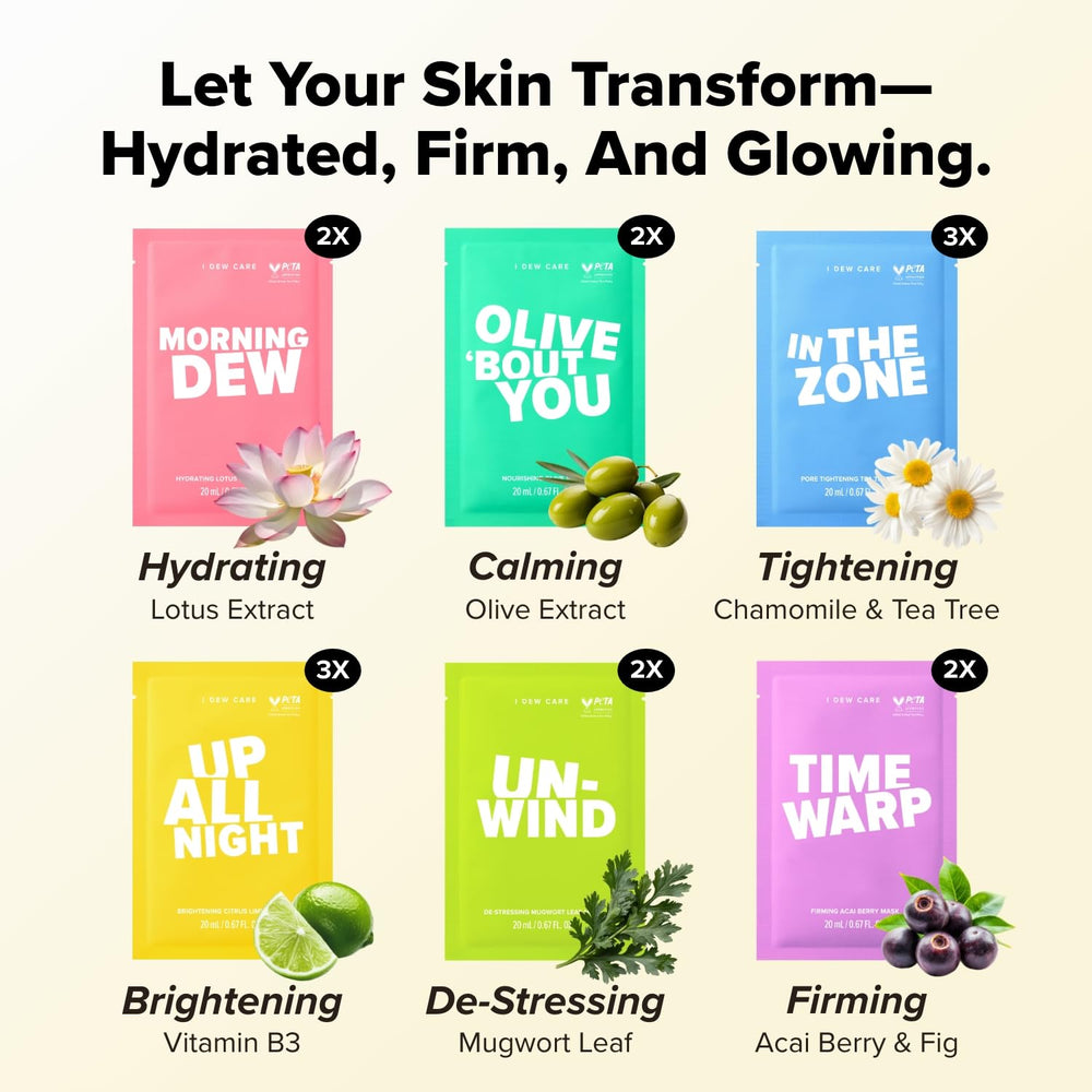 I DEW CARE Time Warp mask sheet firms the look with collagen