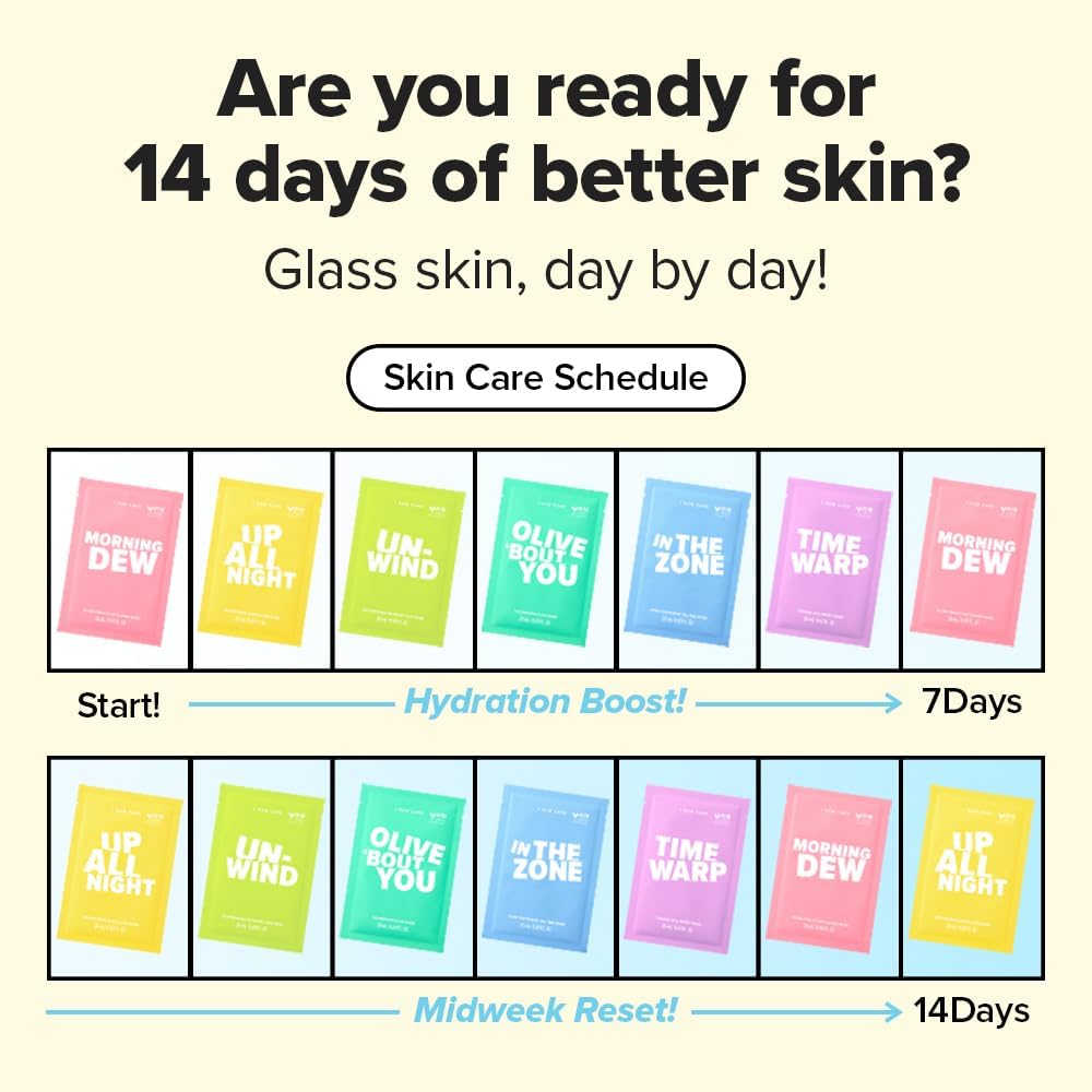 I DEW CARE Unwind mask sheet calms stressed-out skin