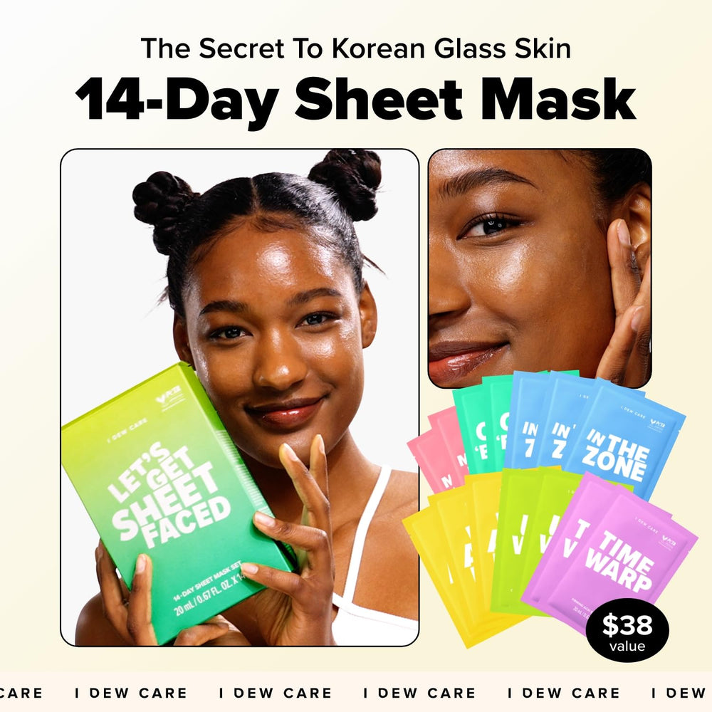 I DEW CARE Zone mask sheet calming pores for smoother skin