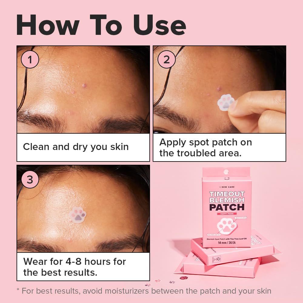 I DEW CARE cute patches facial stickers blend with skin for playful skincare moments.